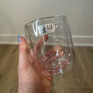 Zwilling J.A. Henckels Sorrento Double Wall Tumbler Glasses Set of 2 Mouth Blown